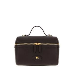 Burberry Women Dark Brown Leather Bloomsbury Handbag